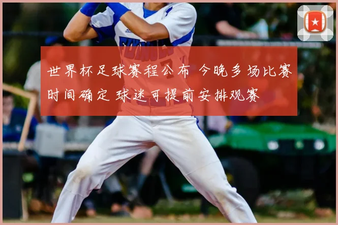 世界杯足球赛程公布 今晚多场比赛时间确定 球迷可提前安排观赛